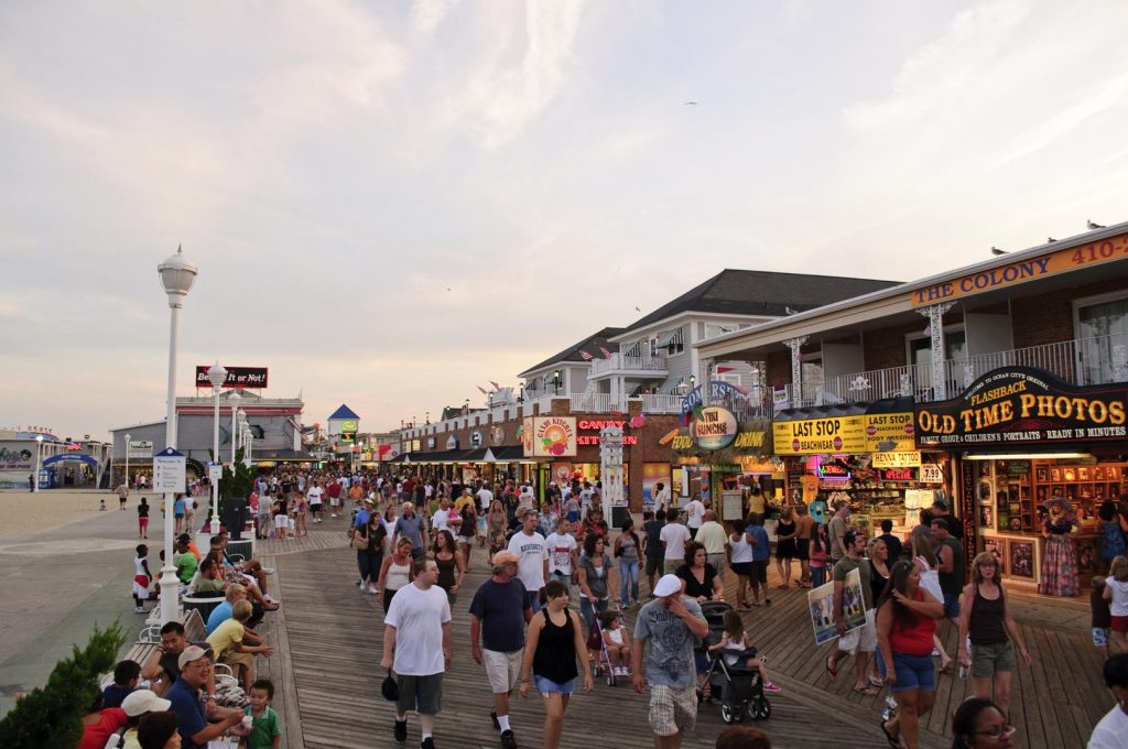 Ocean City Boardwalk - Maryland Family Vacation Location