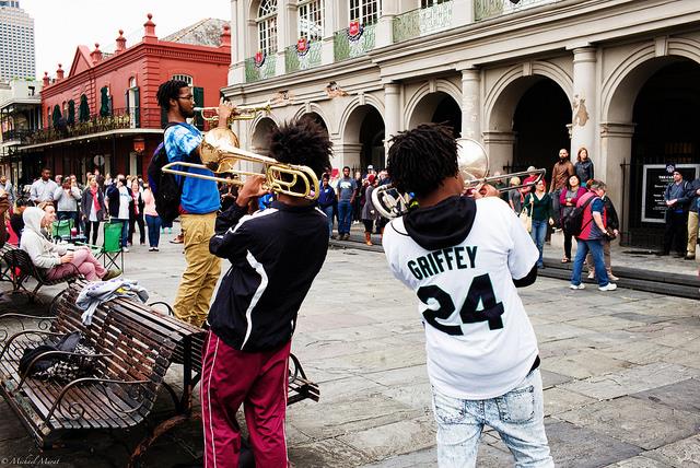 The music-filled streets of New Orleans. Photo Credit: Flickr