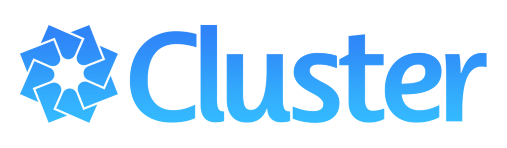 Blue Cluster Logo