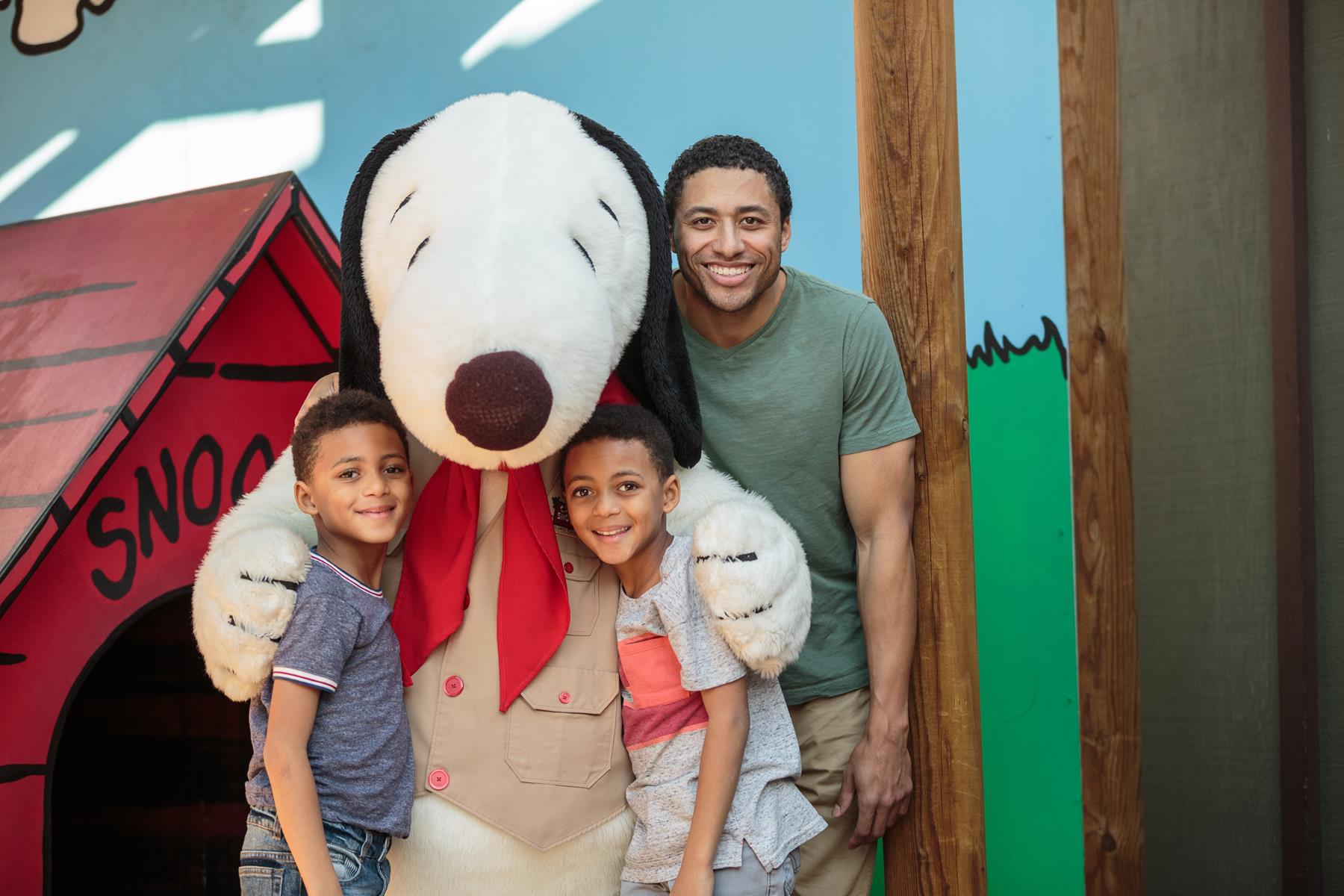 Father and Sons Snoopy Meet and Greet