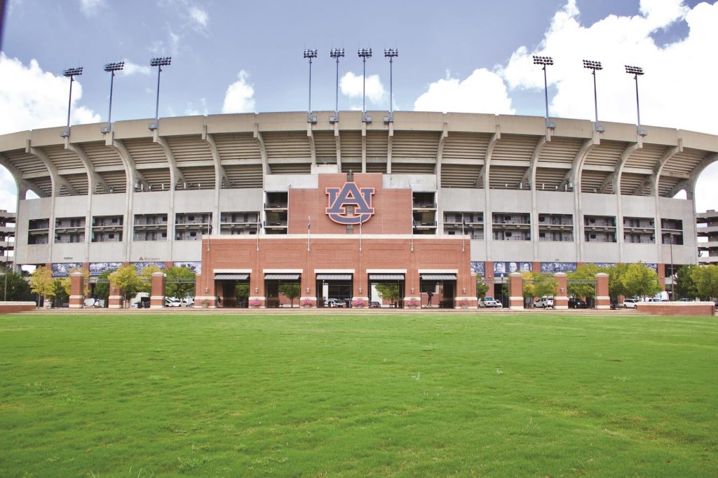 Jordan-Hare Stadium in Auburn, Alabama
