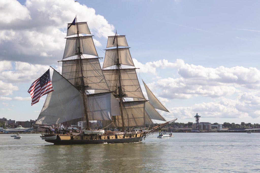 The U.S. Brig Niagara harkens back to the glorious Age of Sail.