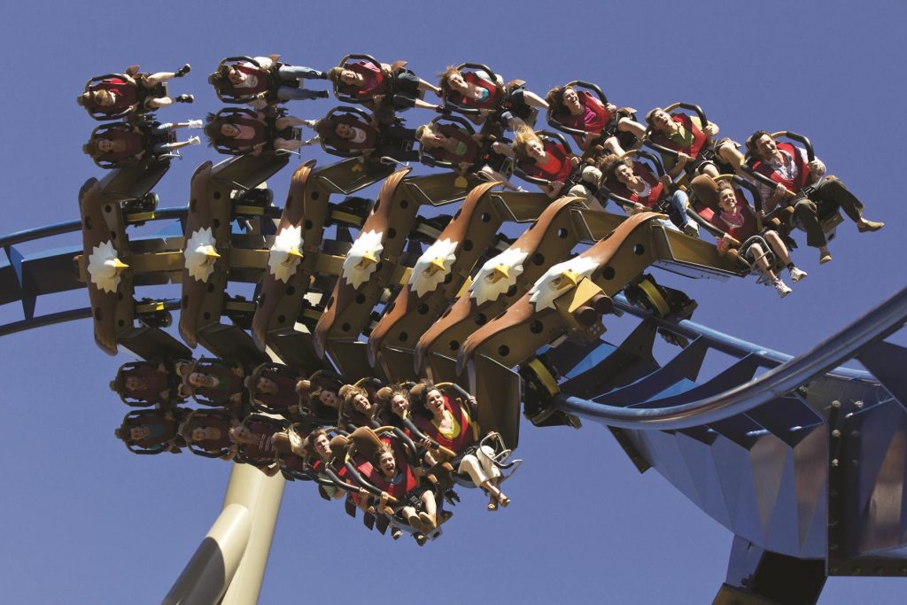 Dollywood Wild Eagle.Photo courtesy of Pigeon Forge Department of Tourism