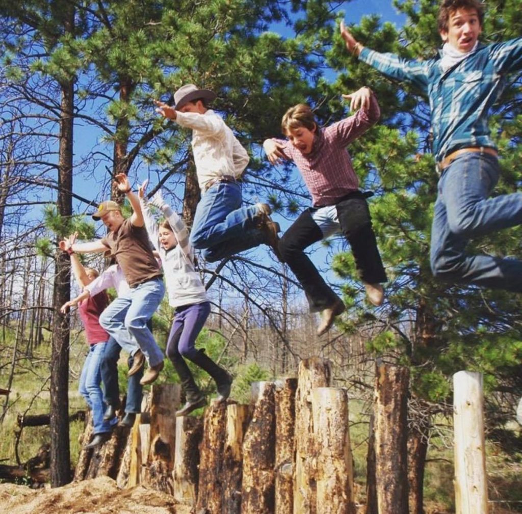 Photo Credit Lost Valley Ranch Jumping for joy at Lost Valley Ranch - Planning a Family Reunion