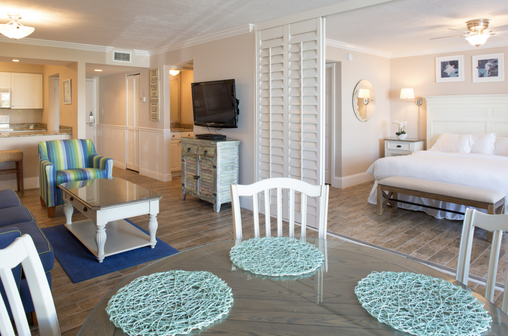 Sundial’s condo units provide all the comforts of home.