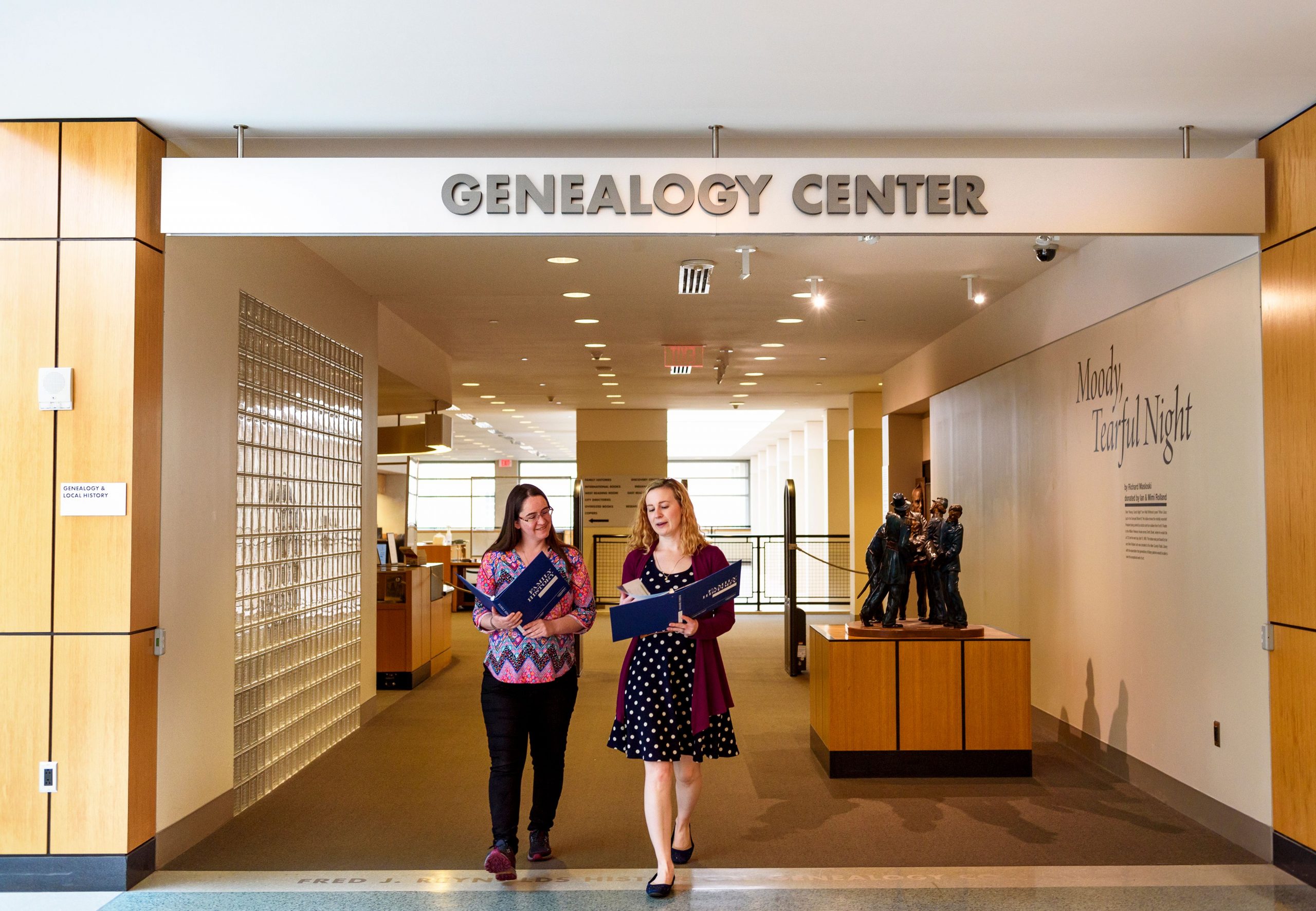 The Genealogy Center at the Allen County Public Library, downtown Fort Wayne. (Photo credit: Visit Fort Wayne)