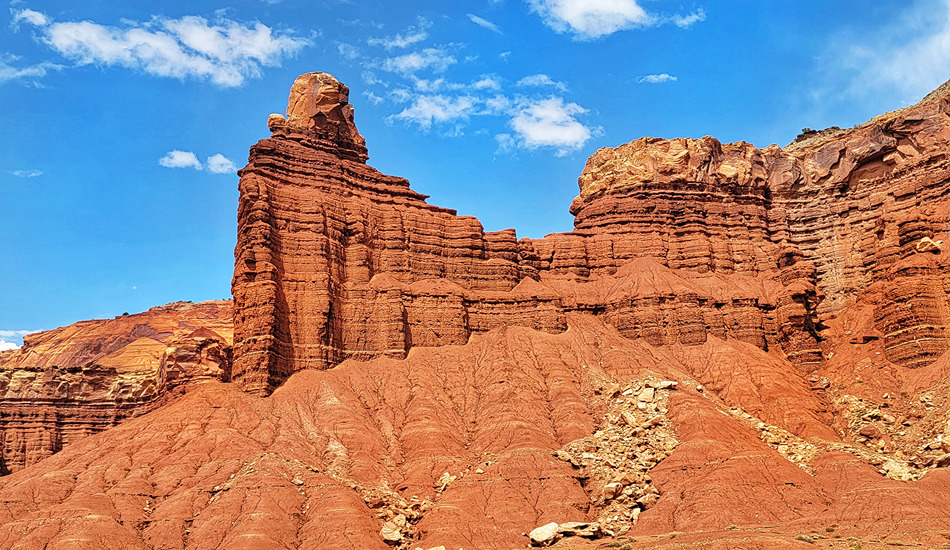 Utah’s Capitol Reef National Park features stunning sandstone formations and excellent hiking trails. Photo credit: Nancy Schretter