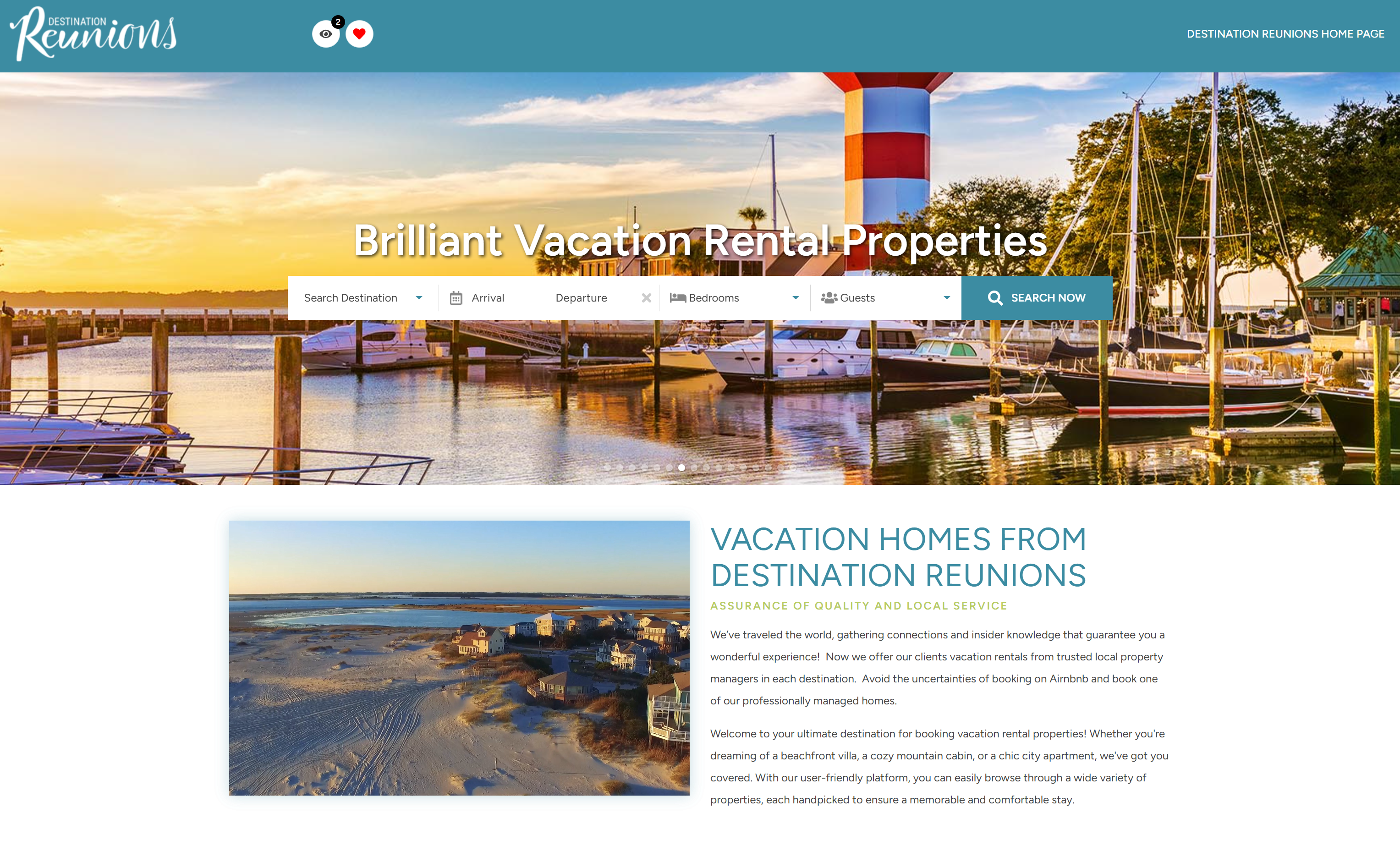 DR Vacation Rental search site